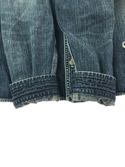 【中古品】【メンズ】 LAFAYETTE ラファイエット WASHED DENIM SHIRT デニムシャツ 長袖シャツ 142-260629-na-17-tagh サイズ：L カラー：インディゴ 万代Net店