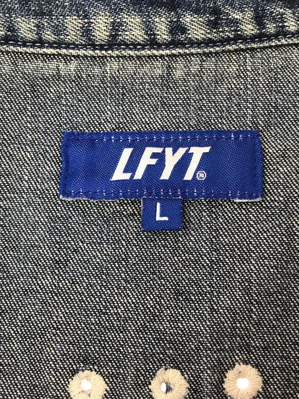 【中古品】【メンズ】 LAFAYETTE ラファイエット WASHED DENIM SHIRT デニムシャツ 長袖シャツ 142-260629-na-17-tagh サイズ：L カラー：インディゴ 万代Net店