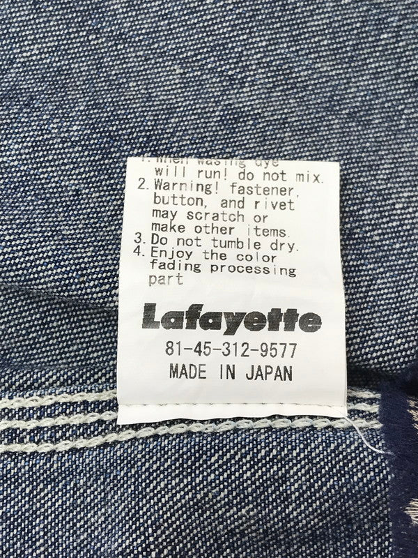 【中古品】【メンズ】 LAFAYETTE ラファイエット WASHED DENIM SHIRT デニムシャツ 長袖シャツ 142-260629-na-17-tagh サイズ：L カラー：インディゴ 万代Net店