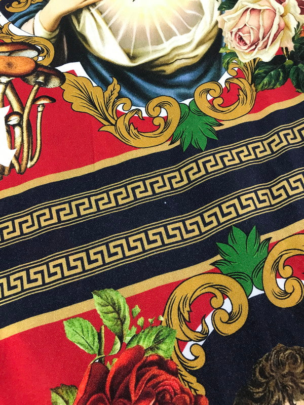 【中古品】【メンズ】 ALLY&DIA アリーアンドダイア EMMANUEL MARIA ALLOVER L/S SHIRT AD23AW003 マリア 長袖シャツ 142-260629-na-10-tagh サイズ：XL カラー：レッド系 万代Net店