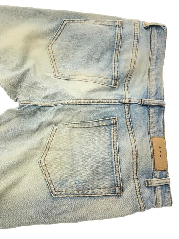 【中古品】【メンズ】 MNML ミニマル SKINNY DENIM PANTS スキニー デニム パンツ ジーンズ ボトムス 153-260709-rt-02-tag サイズ：32 カラー：ライトインディゴ 万代Net店