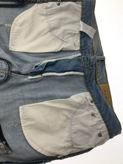 【中古品】【メンズ】 MNML ミニマル SKINNY DENIM PANTS スキニー デニム パンツ ジーンズ ボトムス 153-260709-rt-02-tag サイズ：32 カラー：ライトインディゴ 万代Net店