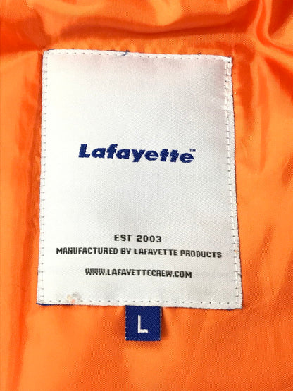 【中古品】【メンズ】 LAFAYETTE ラファイエット PATCH FLIGHT JACKET LFT18AW049 パッチ フライト ジャケット アウター 142-260703-YY-14-tagh サイズ：L カラー：ブラック 万代Net店