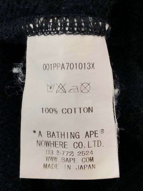 【中古品】【メンズ】 A BATHING APE ア ベイシング エイプ SHARK PULLOVER HOODIE 001PPA701013X シャーク プルオーバー フーディー パーカー トップス 142-260627-rt-06-tagh サイズ：XL カラー：ブラック 万代Net店