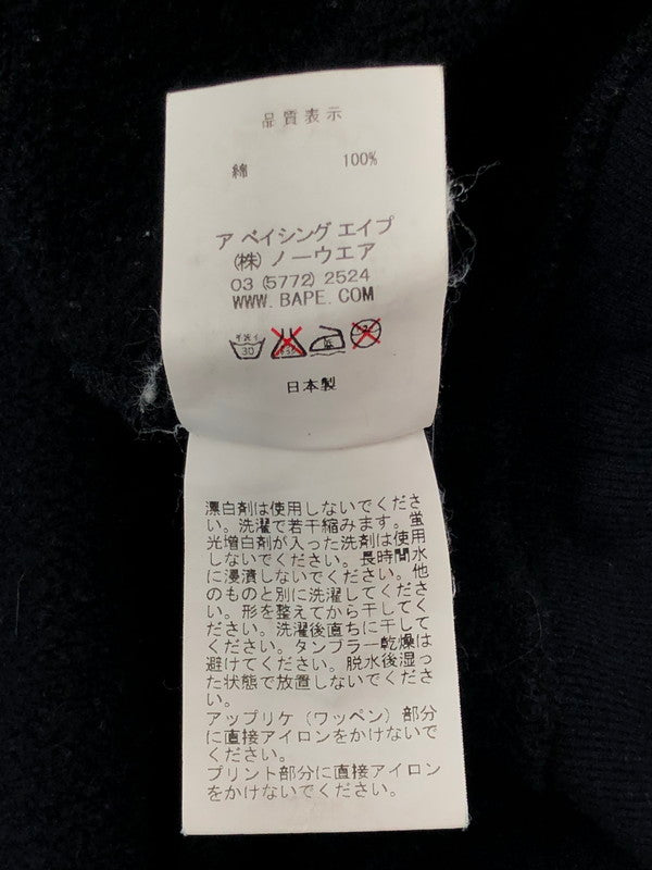 【中古品】【メンズ】 A BATHING APE ア ベイシング エイプ SHARK PULLOVER HOODIE 001PPA701013X シャーク プルオーバー フーディー パーカー トップス 142-260627-rt-06-tagh サイズ：XL カラー：ブラック 万代Net店