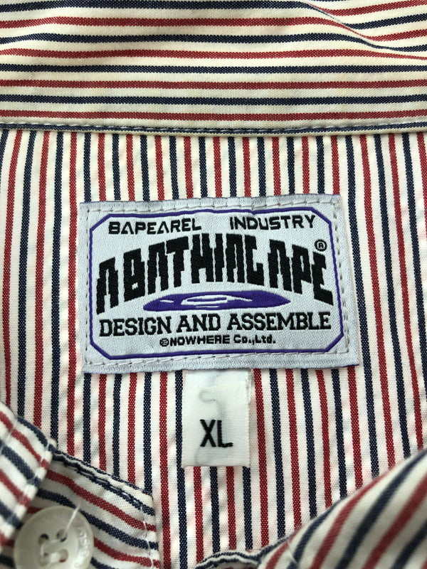 【中古品】【メンズ】 A BATHING APE ア ベイシング エイプ S/S SHIRT 1910-131-038 ショートスリーブ シャツ 半袖シャツ トップス 142-260628-rt-20-tagh カラー：マルチカラー 万代Net店