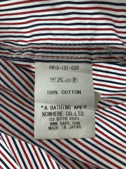 【中古品】【メンズ】 A BATHING APE ア ベイシング エイプ S/S SHIRT 1910-131-038 ショートスリーブ シャツ 半袖シャツ トップス 142-260628-rt-20-tagh カラー：マルチカラー 万代Net店