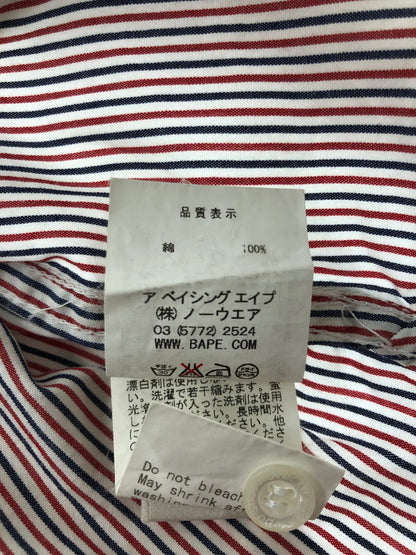 【中古品】【メンズ】 A BATHING APE ア ベイシング エイプ S/S SHIRT 1910-131-038 ショートスリーブ シャツ 半袖シャツ トップス 142-260628-rt-20-tagh カラー：マルチカラー 万代Net店