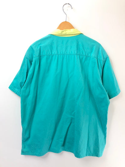 【中古品】【メンズ】 XLARGE エクストララージ SS OPEN COLLAR SHIRT 101202014007 ショートスリーブ オープンカラー シャツ 開襟シャツ トップス 142-260627-rt-04-tagh サイズ：L カラー：ターコイズ 万代Net店