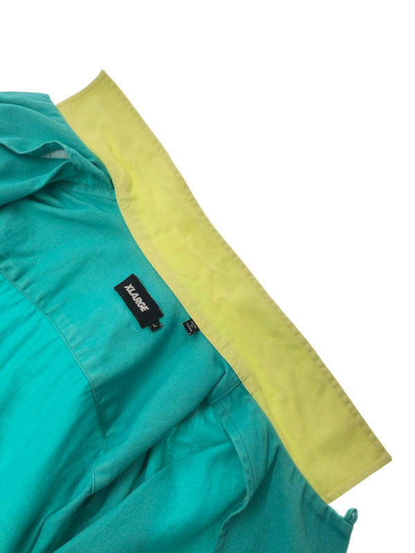 【中古品】【メンズ】 XLARGE エクストララージ SS OPEN COLLAR SHIRT 101202014007 ショートスリーブ オープンカラー シャツ 開襟シャツ トップス 142-260627-rt-04-tagh サイズ：L カラー：ターコイズ 万代Net店