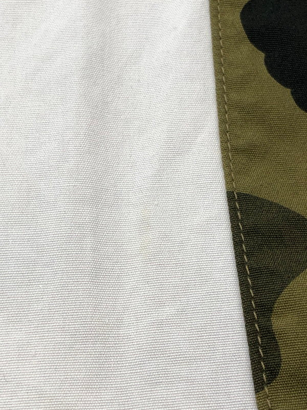 【中古品】【メンズ】 A BATHING APE ア ベイシング エイプ SS OPEN COLLAR SHIRT 001SHC801005X ショートスリーブ オープンカラー シャツ 開襟シャツ トップス 142-260627-rt-05-tagh サイズ：XL カラー：カーキ系/ホワイト 万代Net店