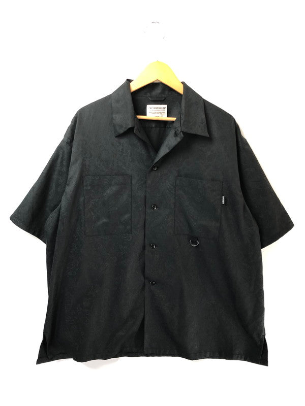 【中古品】【メンズ】 CAPTAINS HELM キャプテンズ ヘルム SS SHIRT ペイズリー柄 ショートスリーブ シャツ トップス 142-260627-rt-03-tagh サイズ：L カラー：ブラック 万代Net店