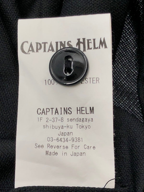 【中古品】【メンズ】 CAPTAINS HELM キャプテンズ ヘルム SS SHIRT ペイズリー柄 ショートスリーブ シャツ トップス 142-260627-rt-03-tagh サイズ：L カラー：ブラック 万代Net店
