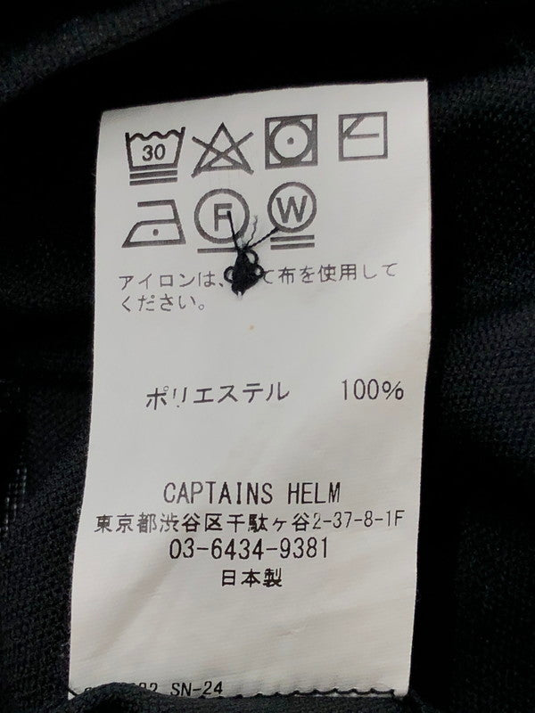 【中古品】【メンズ】 CAPTAINS HELM キャプテンズ ヘルム SS SHIRT ペイズリー柄 ショートスリーブ シャツ トップス 142-260627-rt-03-tagh サイズ：L カラー：ブラック 万代Net店