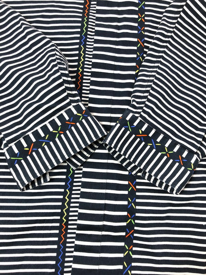 【中古品】【メンズ】 GIANNI VERSACE ジャンニ ヴェルサーチ L/S SHIRT ロング スリーブ シャツ トップス イタリア製 141-260702-rt-13-tag サイズ：46 カラー：ブラック 万代Net店