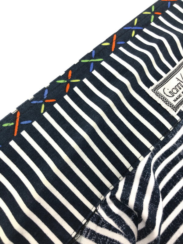 【中古品】【メンズ】 GIANNI VERSACE ジャンニ ヴェルサーチ L/S SHIRT ロング スリーブ シャツ トップス イタリア製 141-260702-rt-13-tag サイズ：46 カラー：ブラック 万代Net店