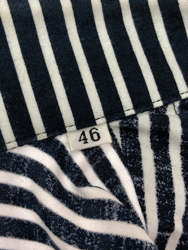 【中古品】【メンズ】 GIANNI VERSACE ジャンニ ヴェルサーチ L/S SHIRT ロング スリーブ シャツ トップス イタリア製 141-260702-rt-13-tag サイズ：46 カラー：ブラック 万代Net店