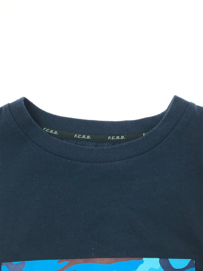 【中古品】【メンズ】 F.C.R.B. エフシーアールビー CAMOUFLAGE BOX LOGO TEE 222076 カモフラージュ ボックスロゴ Tシャツ 半袖Tシャツ 142-260629-na-06-tagh サイズ：XL カラー：ネイビー 万代Net店