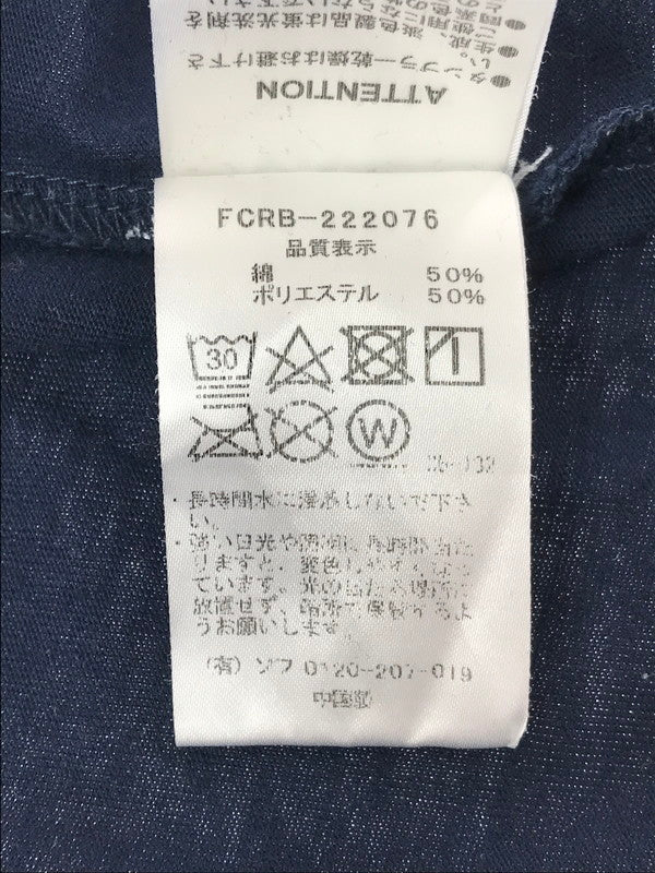 【中古品】【メンズ】 F.C.R.B. エフシーアールビー CAMOUFLAGE BOX LOGO TEE 222076 カモフラージュ ボックスロゴ Tシャツ 半袖Tシャツ 142-260629-na-06-tagh サイズ：XL カラー：ネイビー 万代Net店