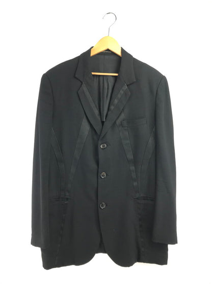 【現状渡し品】【メンズ】 YOHJI YAMAMOTO POUR HOMME ヨウジヤマモトプールオム HT-J01-103 WOOL TAILORED JACKET ウール テーラードジャケット 140-260629-na-23-tagh サイズ：2 カラー：ブラック 万代Net店
