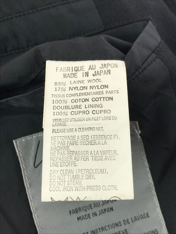 【現状渡し品】【メンズ】 YOHJI YAMAMOTO POUR HOMME ヨウジヤマモトプールオム HT-J01-103 WOOL TAILORED JACKET ウール テーラードジャケット 140-260629-na-23-tagh サイズ：2 カラー：ブラック 万代Net店