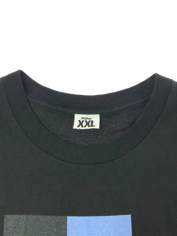【中古品】【メンズ】 BLUE VELVET ブルーベルベット × WEBER ウェバー S/S PRINT TEE プリント Tシャツ 半袖Tシャツ 147-260629-na-04-tagh サイズ：XXL カラー：ブラック 万代Net店