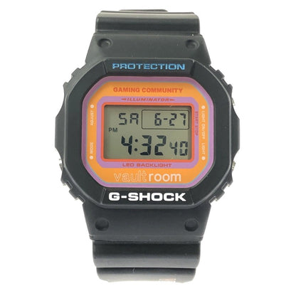 【中古品】【メンズ】 G-SHOCK × VAULTROOM ジーショック × ボルトルーム DIGITAL DW-5600VR26-1JR デジタル クォーツ 腕時計 196-260629-ty-01-tagh カラー：ブラック 万代Net店