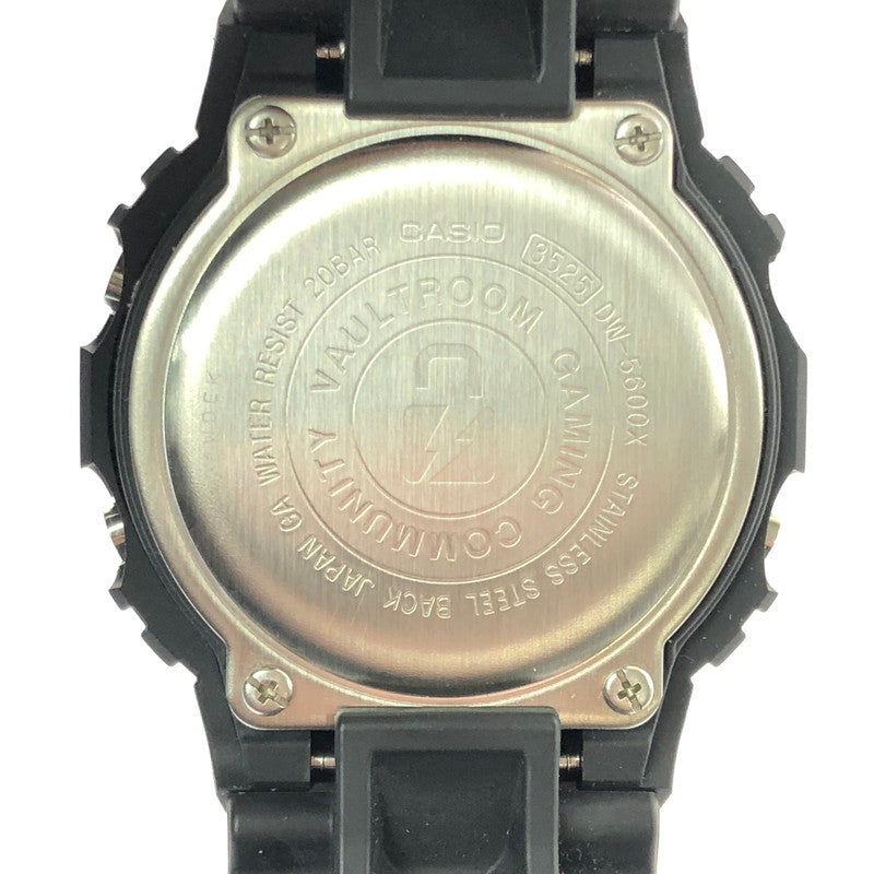 【中古品】【メンズ】 G-SHOCK × VAULTROOM ジーショック × ボルトルーム DIGITAL DW-5600VR26-1JR デジタル クォーツ 腕時計 196-260629-ty-01-tagh カラー：ブラック 万代Net店