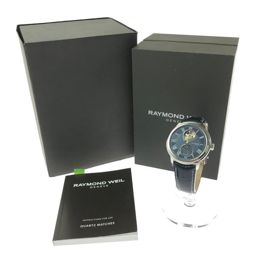 【中古美品】【メンズ】 RAYMOND WEIL レイモンド ウェイル MAESTRO AUTOMATIC WATCH 2240-STC-J0508 マエストロ オートマチック ウォッチ 自動巻き アナログ 腕時計 195-260621-rt-21-tagh カラー：シルバー 万代Net店