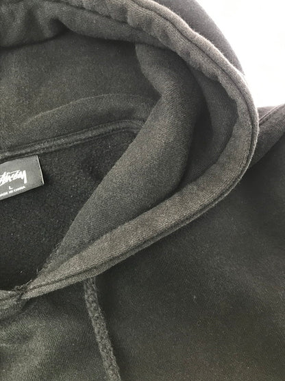 【現状渡し品】【メンズ】 STUSSY ステューシー OVAL LOGO HOODIE 118358 オーバルロゴ フーディー パーカー 142-260629-na-14-tagh サイズ：L カラー：ブラック 万代Net店