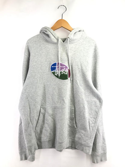 【中古品】【メンズ】 STUSSY ステューシー OVAL LOGO HOODIE 118358 オーバルロゴ フーディー パーカー 142-260629-na-15-tagh サイズ：L カラー：グレー 万代Net店