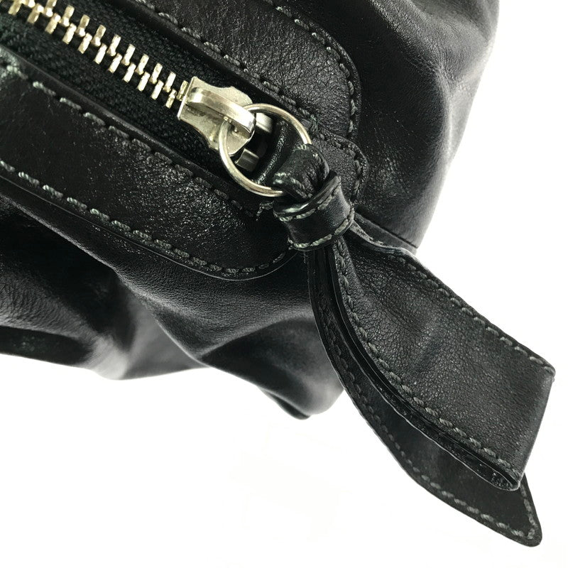 【中古品】【レディース】 COACH コーチ LEATHER HAND BAG レザー ハンド バッグ 鞄 カバン 180-260704-ty-02-tagh カラー：ブラック 万代Net店