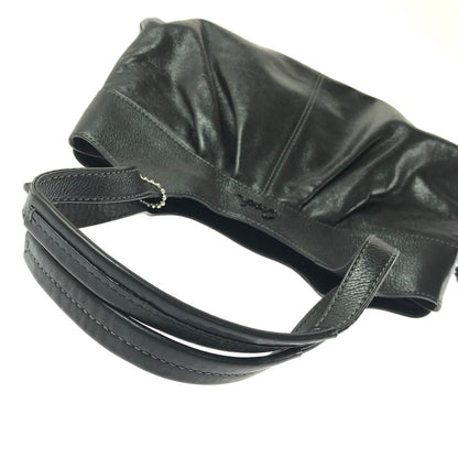 【中古品】【レディース】 COACH コーチ LEATHER HAND BAG レザー ハンド バッグ 鞄 カバン 180-260704-ty-02-tagh カラー：ブラック 万代Net店