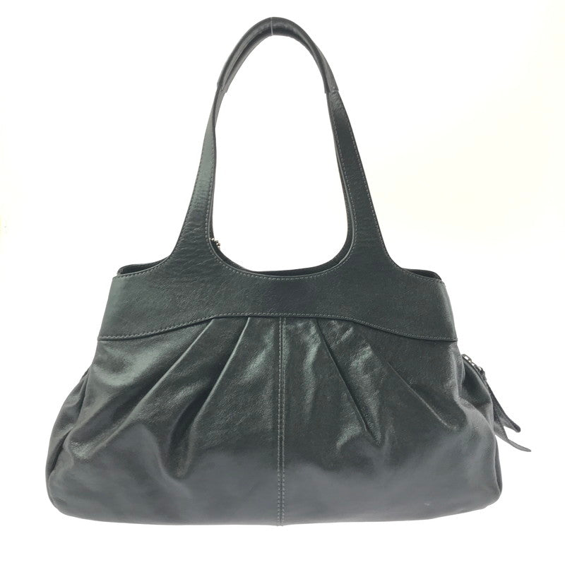 【中古品】【レディース】 COACH コーチ LEATHER HAND BAG レザー ハンド バッグ 鞄 カバン 180-260704-ty-02-tagh カラー：ブラック 万代Net店