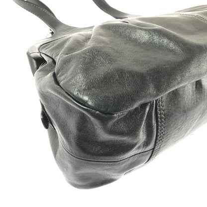 【中古品】【レディース】 COACH コーチ LEATHER HAND BAG レザー ハンド バッグ 鞄 カバン 180-260704-ty-02-tagh カラー：ブラック 万代Net店