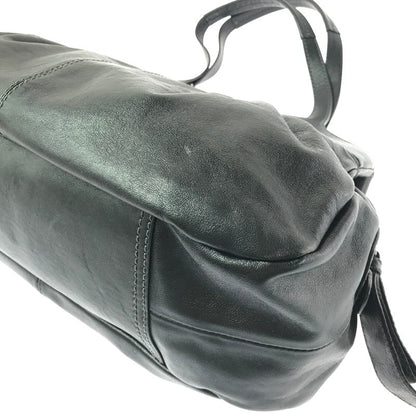 【中古品】【レディース】 COACH コーチ LEATHER HAND BAG レザー ハンド バッグ 鞄 カバン 180-260704-ty-02-tagh カラー：ブラック 万代Net店