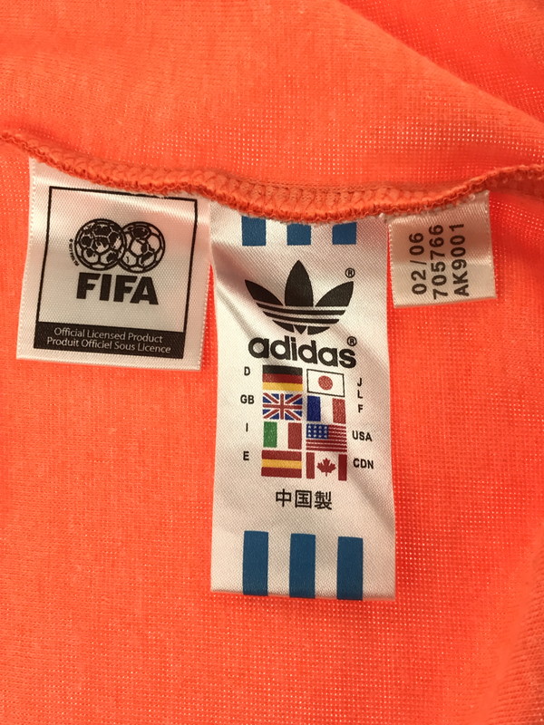 【中古品】【メンズ】 ADIDAS アディダス NEDERLAND TRUCK JACKET 0206 705766 AK9001 オランダ代表 トラックジャケット 146-260629-na-12-tagh サイズ：L カラー：オレンジ 万代Net店