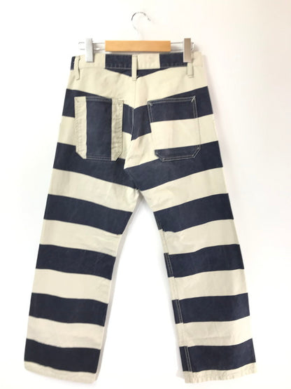 【中古品】【メンズ】 ROAD RUNNER ロード ランナー PRISONER PANTS プリズナー パンツ ボトムス 156-260709-rt-04-tag サイズ：S カラー：ブルー/ベージュ系 万代Net店