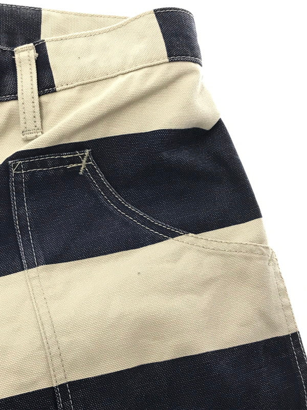【中古品】【メンズ】 ROAD RUNNER ロード ランナー PRISONER PANTS プリズナー パンツ ボトムス 156-260709-rt-04-tag サイズ：S カラー：ブルー/ベージュ系 万代Net店