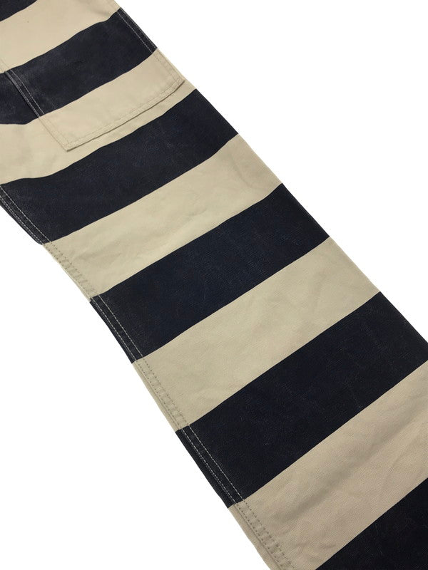 【中古品】【メンズ】 ROAD RUNNER ロード ランナー PRISONER PANTS プリズナー パンツ ボトムス 156-260709-rt-04-tag サイズ：S カラー：ブルー/ベージュ系 万代Net店