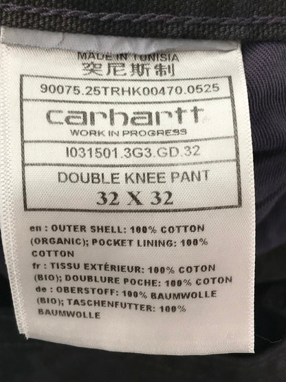 【中古品】【メンズ】 CARHARTT WIP カーハート ワークインプログレス DOUBLE KNEE PANTS I031501.3G3.GD.32 ダブルニー パンツ ボトムス 153-260709-rt-08-tag サイズ：32×32 カラー：グレー系 万代Net店