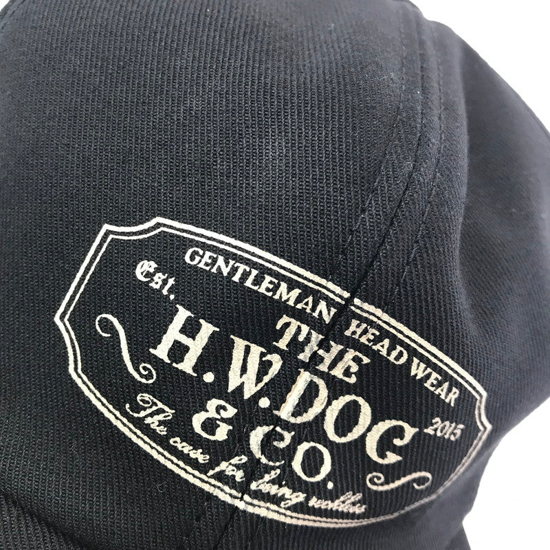 【中古品】【メンズ】 THE H.W.DOG&CO. ザエイチダブリュードッグアンドコー TRUCKER CAP D-00004 トラッカーキャップ 帽子 185-260701-na-14-tagh サイズ：36 カラー：ブラック 万代Net店