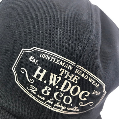 【中古品】【メンズ】 THE H.W.DOG&CO. ザエイチダブリュードッグアンドコー TRUCKER CAP D-00004 トラッカーキャップ 帽子 185-260701-na-14-tagh サイズ：36 カラー：ブラック 万代Net店