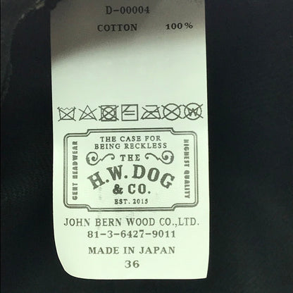 【中古品】【メンズ】 THE H.W.DOG&CO. ザエイチダブリュードッグアンドコー TRUCKER CAP D-00004 トラッカーキャップ 帽子 185-260701-na-14-tagh サイズ：36 カラー：ブラック 万代Net店