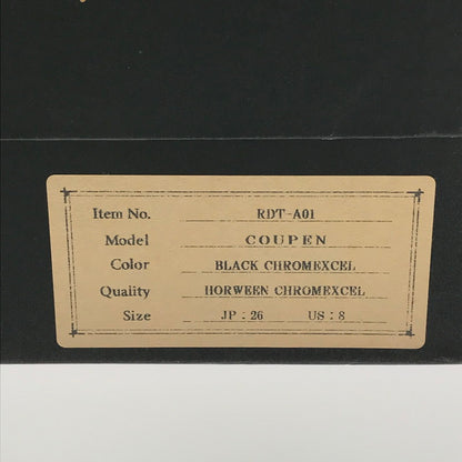 【現状渡し品】【メンズ】 ROLLING DUB TRIO ローリングダブトリオ COUPEN RDT-A01 COUPEN コペン ブーツ 靴 164-260706-na-20-tagh サイズ：8 カラー：BLACK 万代Net店
