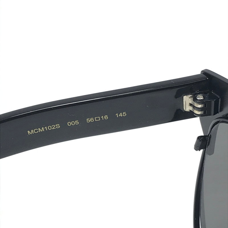 【中古品】【メンズ】 MCM エム・シー・エム SUNGLASSES MCM102S-005 サングラス アイウェア アクセサリー 203-260703-YY-22-tagh サイズ：56□16 145 カラー：ブラック 万代Net店