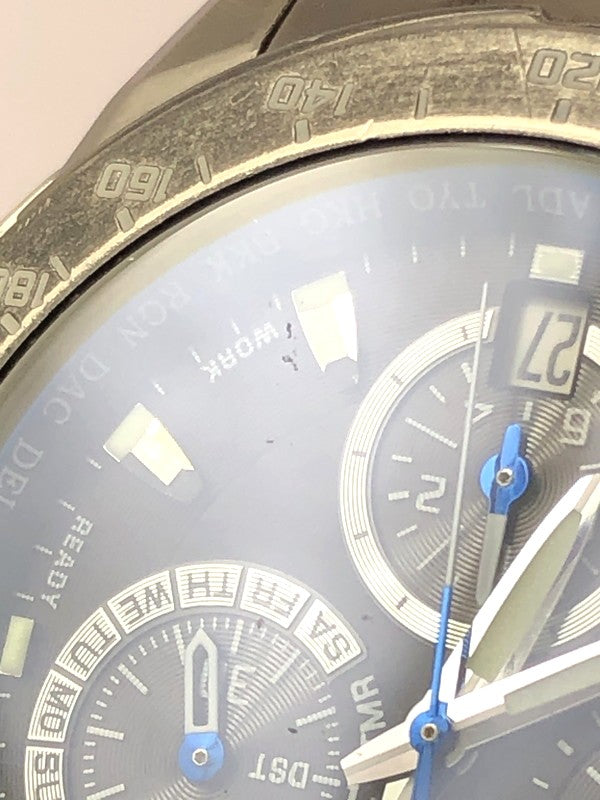 【現状渡し品】【メンズ】 CASIO カシオ OCEANUS OCW-M800TBJ-1AJF オシアナス アナログ ソーラー腕時計 198-260629-ty-05-tagh カラー：シルバー 万代Net店