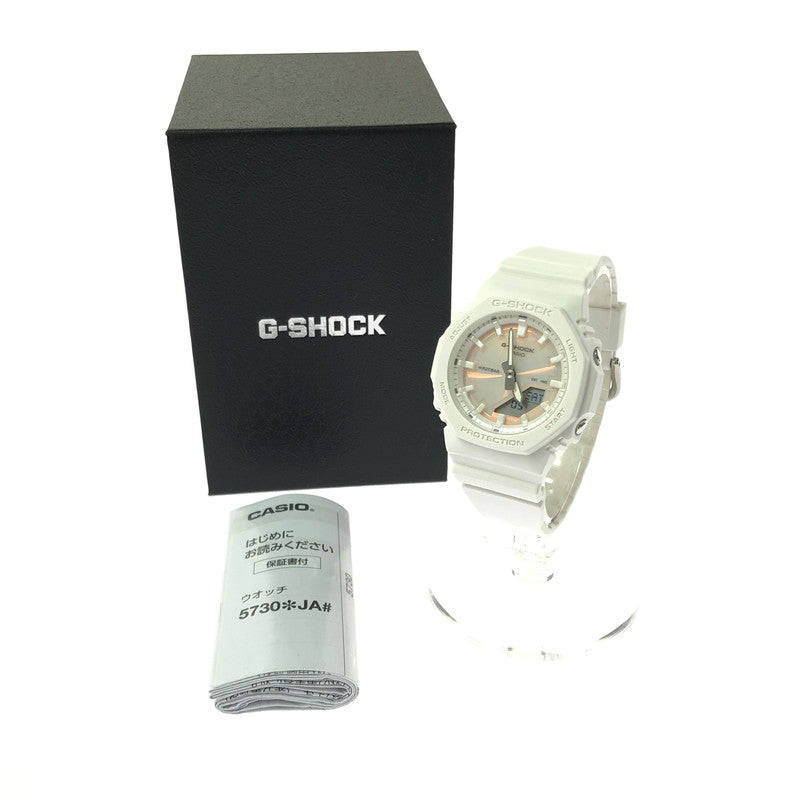 【中古美品】【レディース】 G-SHOCK ジーショック ANALOG DIGITAL WOMEN GMA-P2100PC-7AJF アナログ デジタル ウィメン クォーツ 腕時計 196-260629-ty-02-tagh カラー：ホワイト 万代Net店