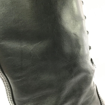 【現状渡し品】【レディース】 CHANEL シャネル LACE-UP LONG BOOTS レースアップ ロングブーツ 靴 183-260706-na-17-tagh サイズ：37 カラー：BLACK 万代Net店