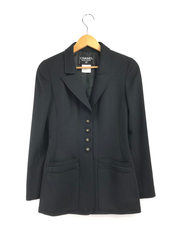 【中古品】【レディース】 97P VINTAGE TAILORED JACKET 97年 スプリング ヴィンテージ テーラードジャケット ココマーク ライトアウター 183-260625-YY-02-tagh サイズ：38 カラー：ブラック 万代Net店